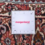 Persisk tæppe - Bijar rundt  - 255 x 255 cm - rust