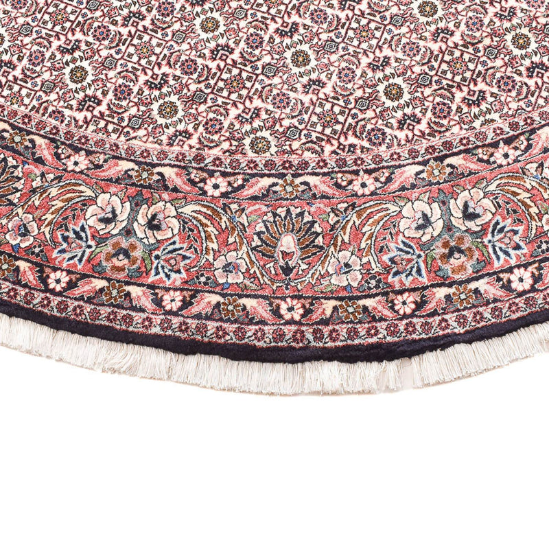 Persisk tæppe - Bijar rundt  - 250 x 250 cm - lysegrå