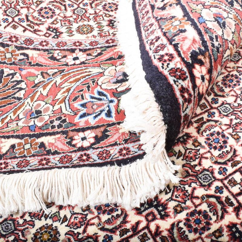 Persisk tæppe - Bijar rundt  - 250 x 250 cm - lysegrå