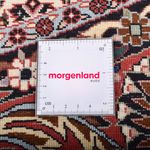 Persisk tæppe - Bijar rundt  - 250 x 250 cm - lysegrå