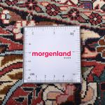 Persisk tæppe - Bijar rundt  - 250 x 250 cm - lysegrå