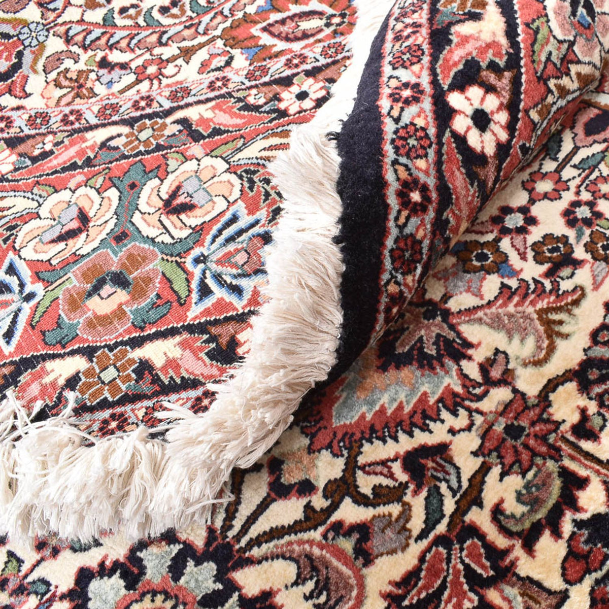 Persisk tæppe - Bijar rundt  - 250 x 250 cm - rust