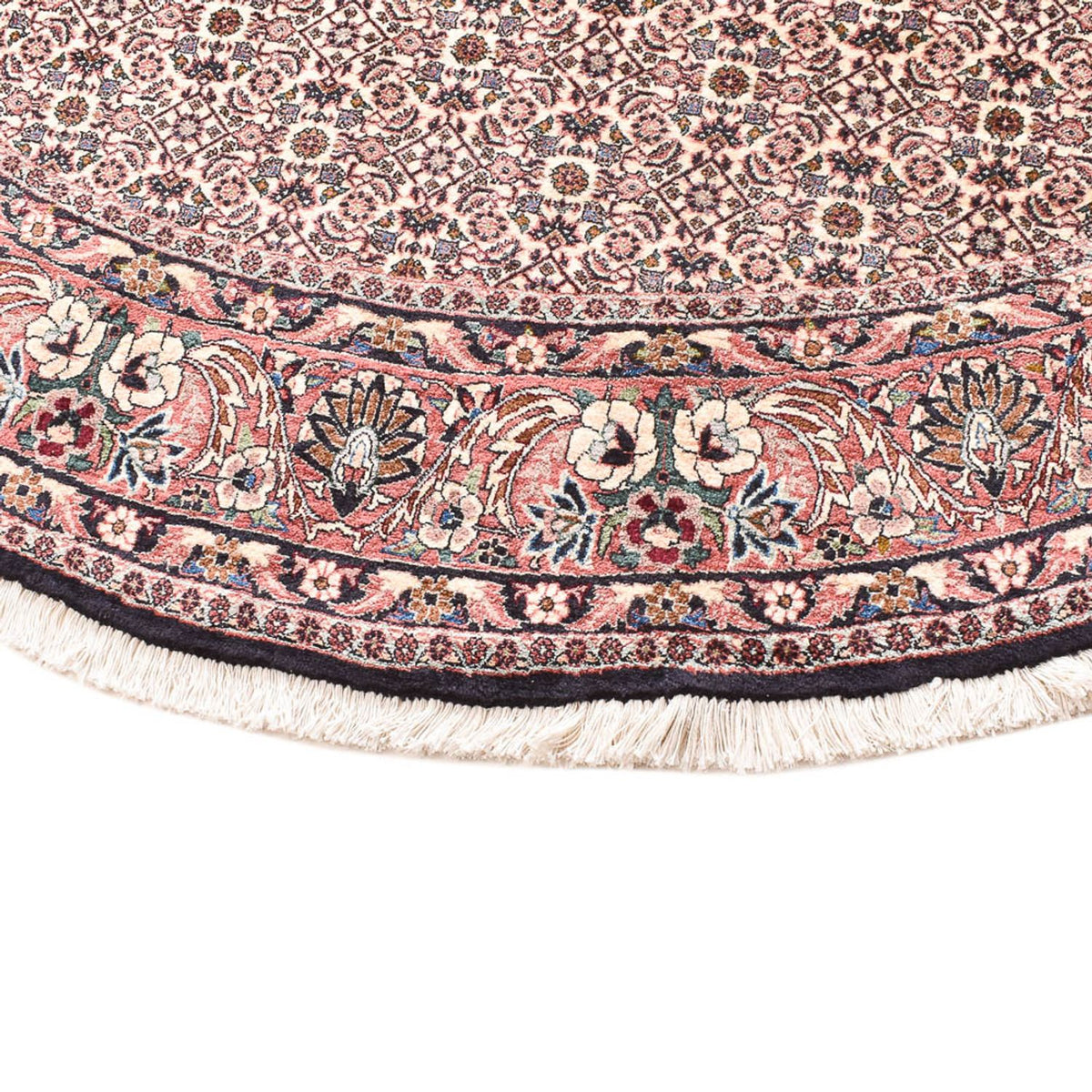 Persisk tæppe - Bijar rundt  - 250 x 250 cm - rust