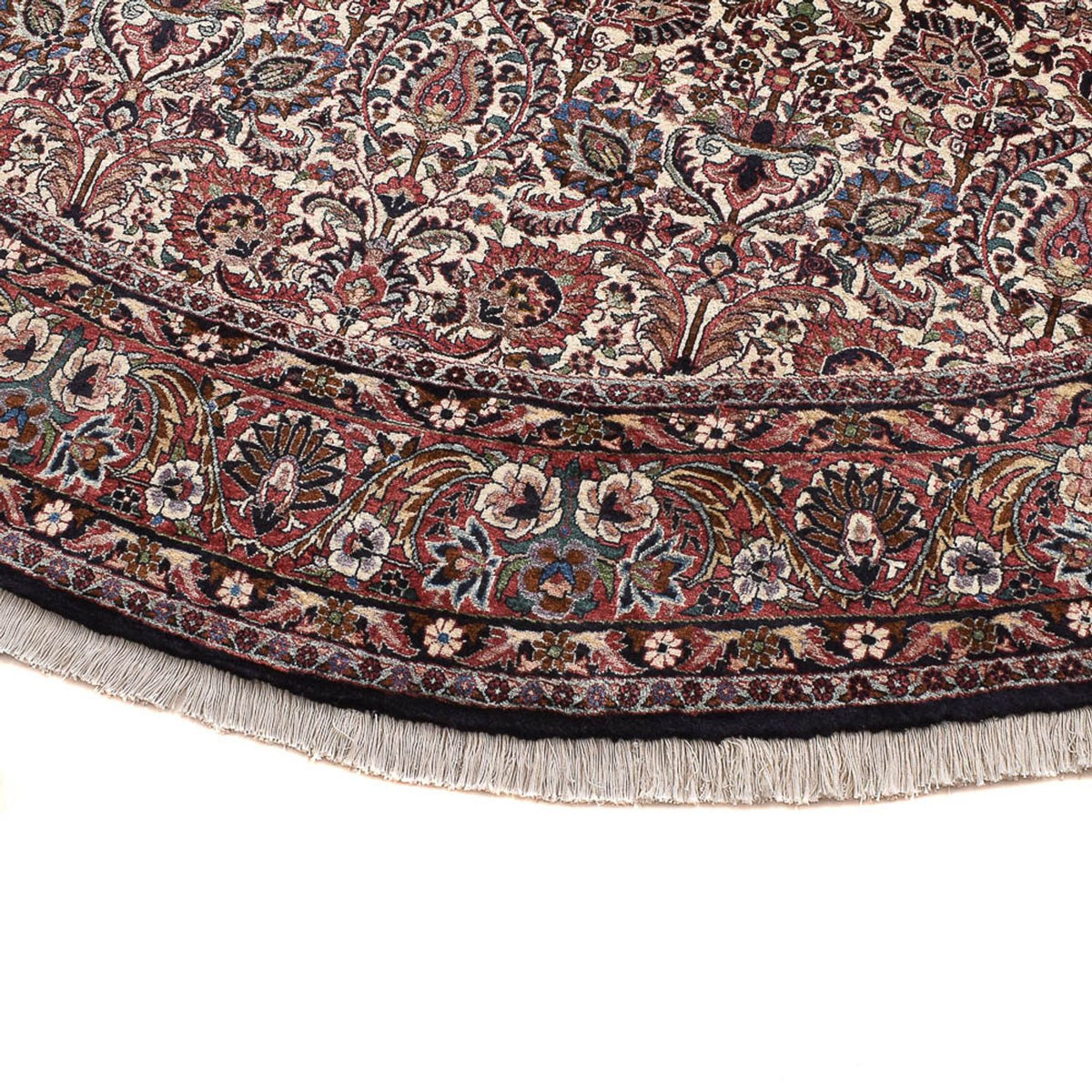 Persisk tæppe - Bijar rundt  - 250 x 250 cm - rust