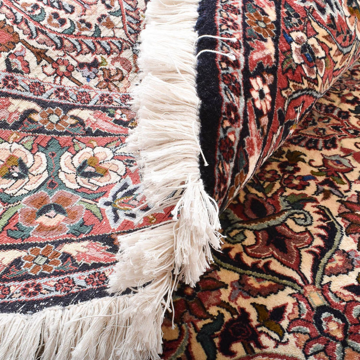 Persisk tæppe - Bijar rundt  - 250 x 250 cm - rust