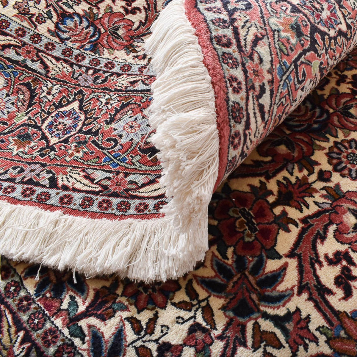 Persisk tæppe - Bijar rundt  - 245 x 245 cm - rust