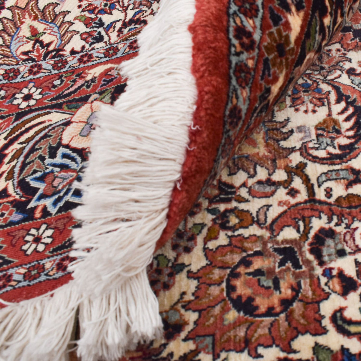 Persisk tæppe - Bijar rundt  - 250 x 250 cm - rust