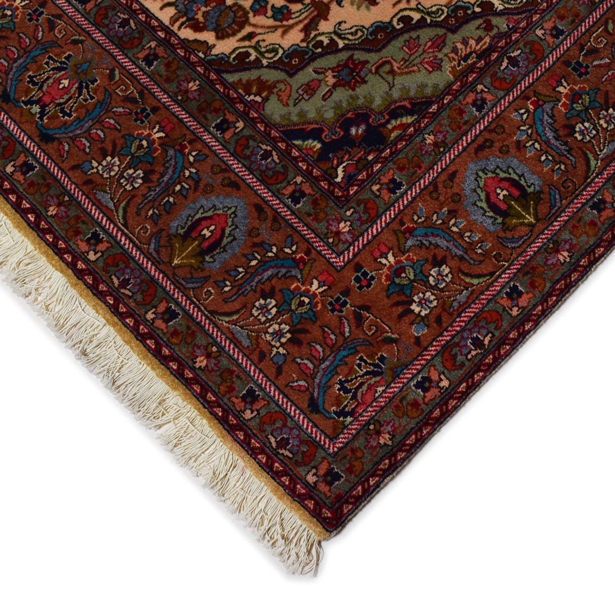 Persisk tæppe - Tabriz - Royal - 312 x 206 cm - mørk beige