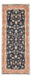 Løber Persisk tæppe - Tabriz - Royal - 191 x 78 cm - mørkeblå