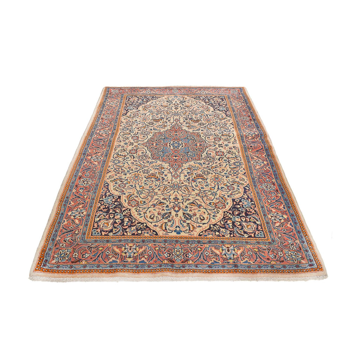 Løber Persisk tæppe - Nomadisk - 226 x 129 cm - lys beige