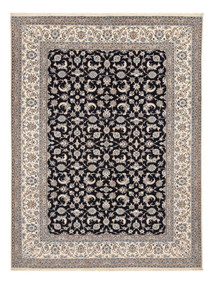 Persisk tæppe - Nain - Premium - 342 x 258 cm - mørkeblå
