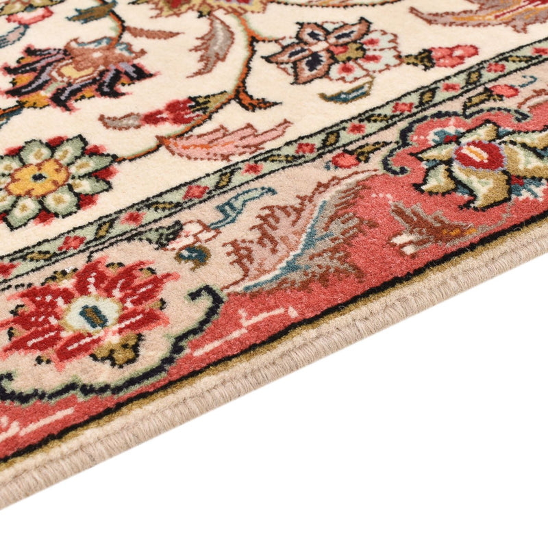 Løber Persisk tæppe - Tabriz - Royal - 202 x 69 cm - creme