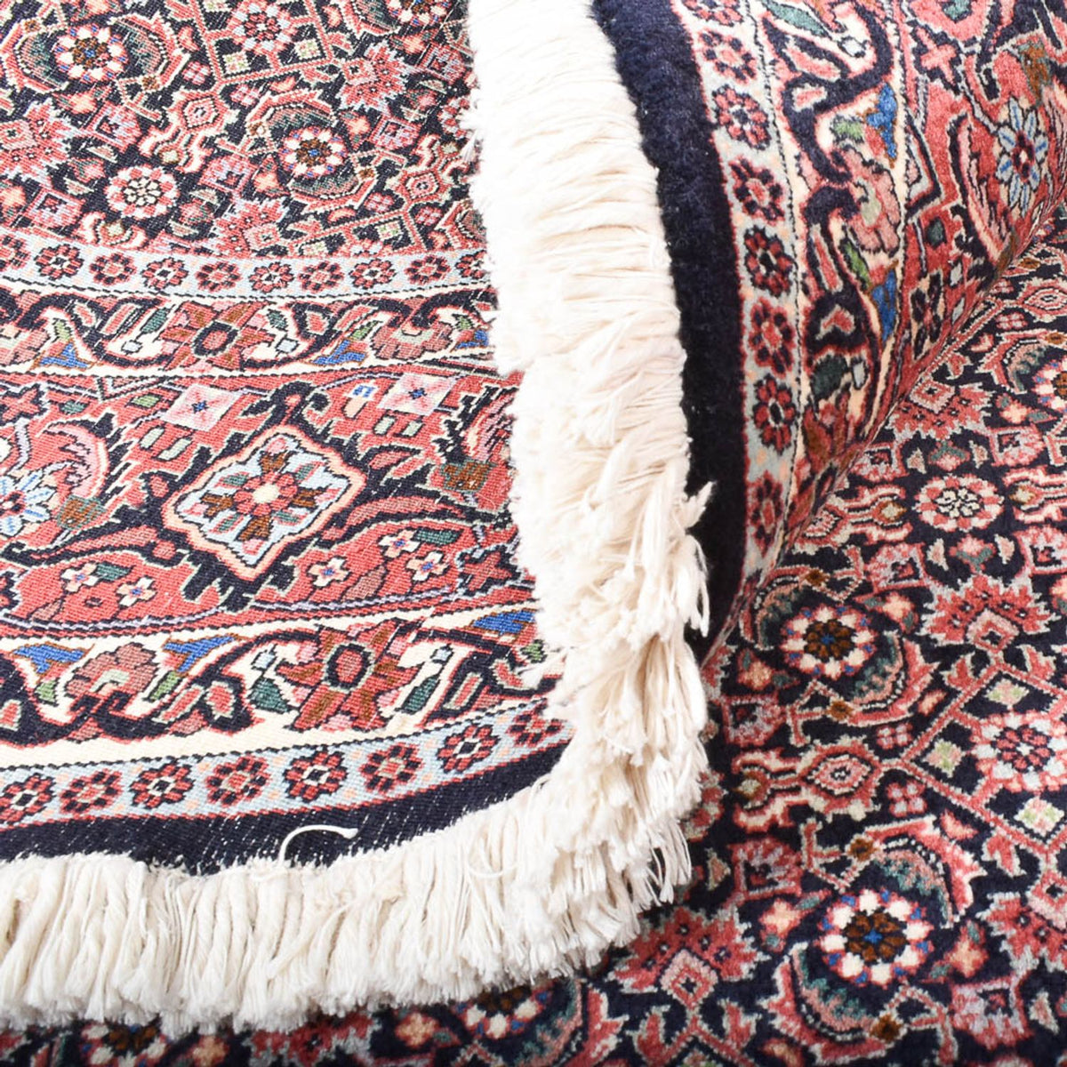 Persisk tæppe - Bijar rundt  - 255 x 255 cm - rust