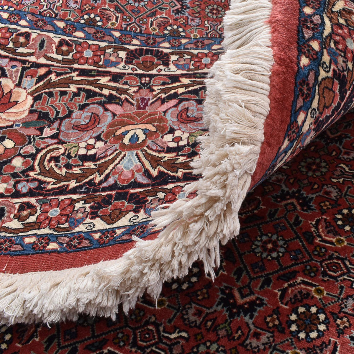 Persisk tæppe - Bijar rundt  - 300 x 300 cm - rust