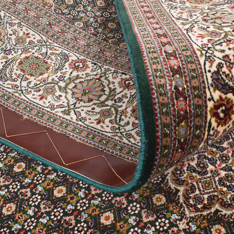 Løber Persisk tæppe - Tabriz - Premium - 404 x 203 cm - sand