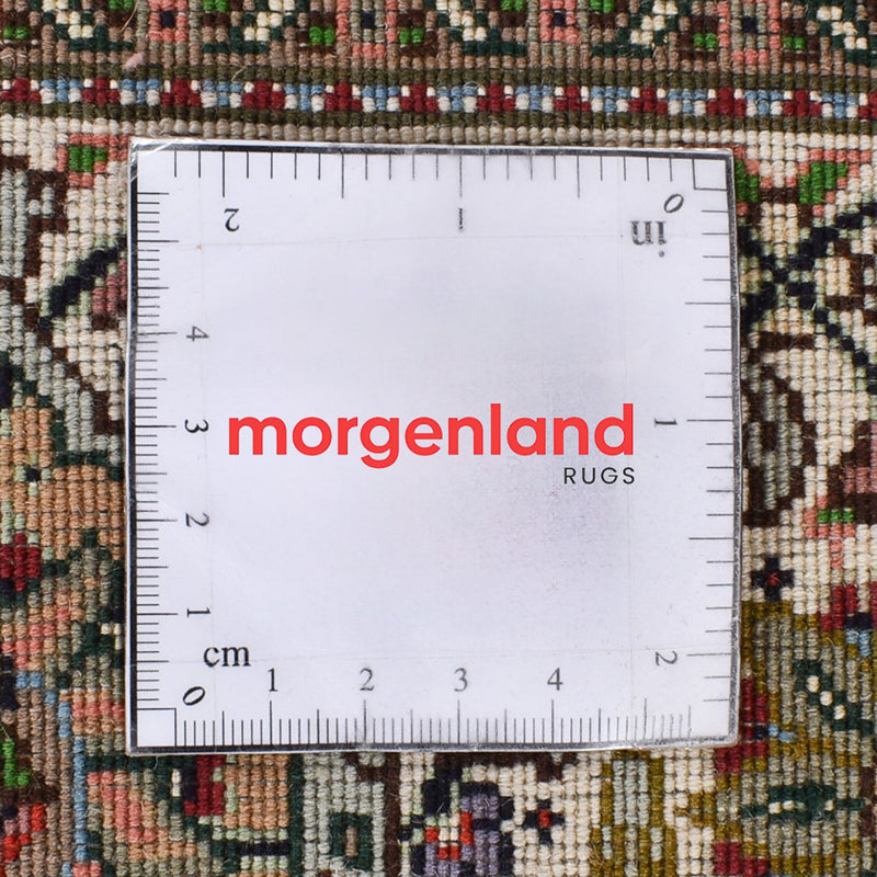 Løber Persisk tæppe - Tabriz - Premium - 404 x 203 cm - sand