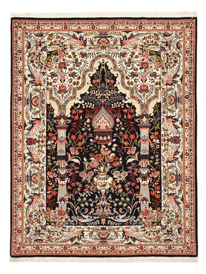 Persisk tæppe - Tabriz - Premium - 196 x 150 cm - flerfarvet