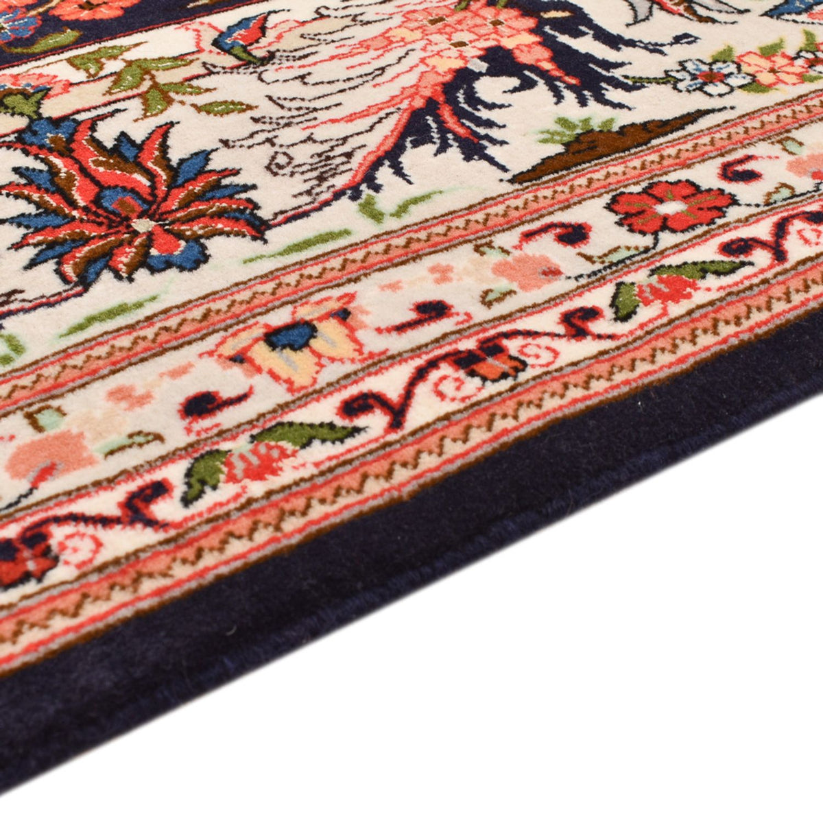 Persisk tæppe - Tabriz - Premium - 196 x 150 cm - flerfarvet