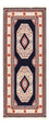 Løber Persisk tæppe - Tabriz - Premium - 186 x 72 cm - mørkeblå
