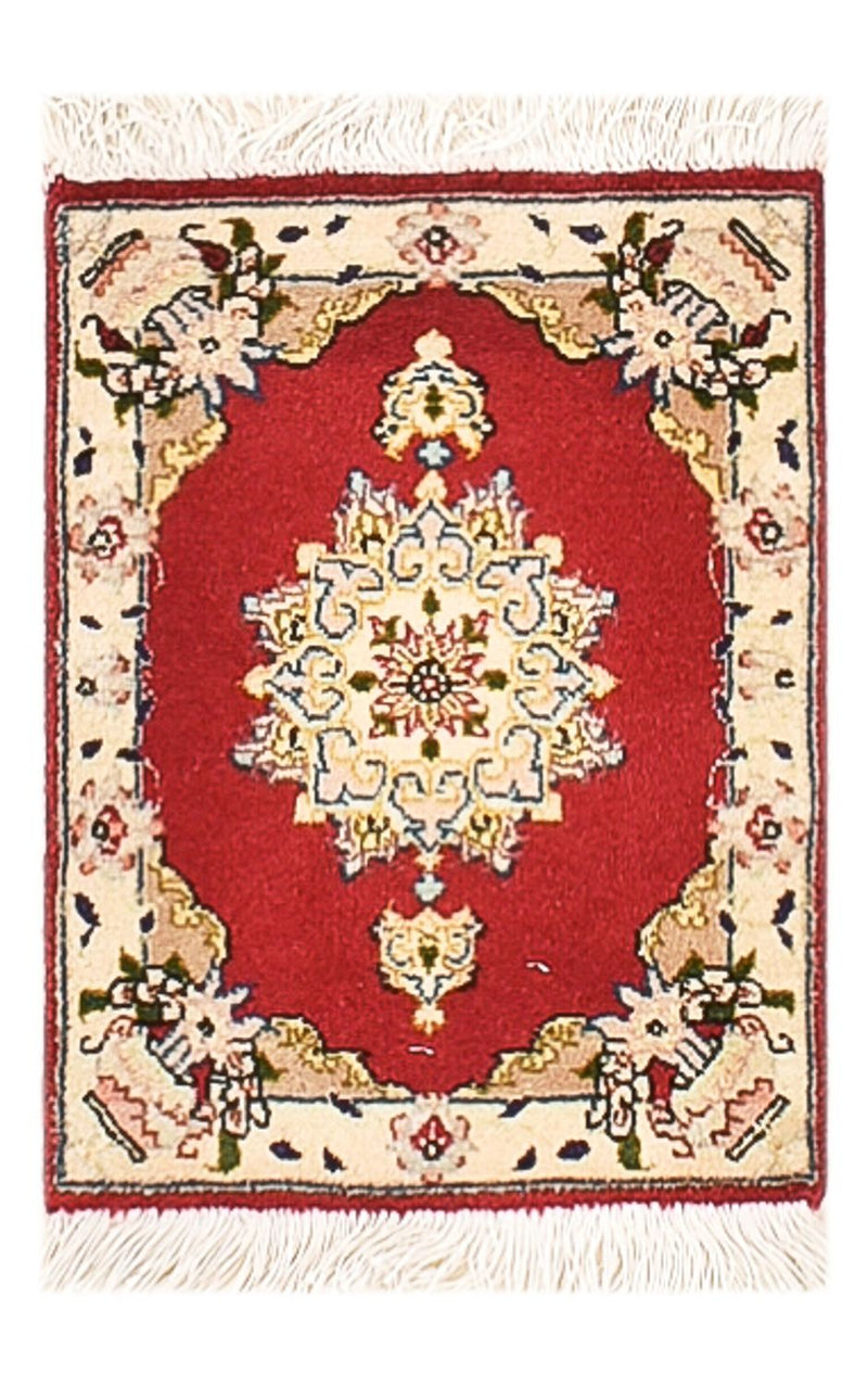 Persisk tæppe - Tabriz - Premium - 40 x 30 cm - rød