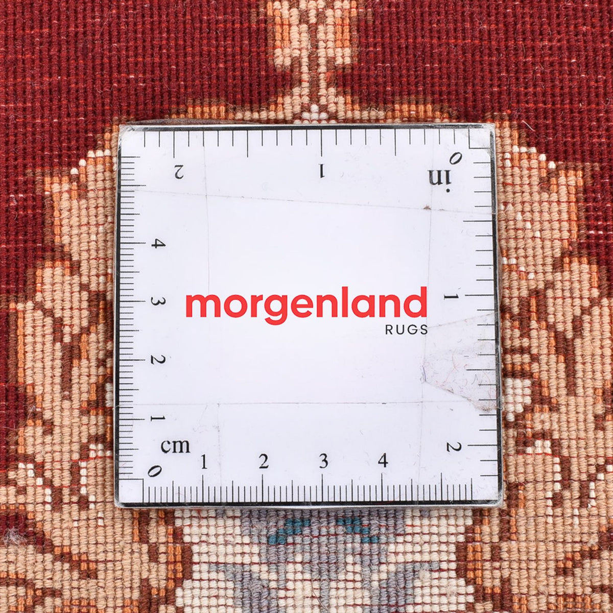 Persisk tæppe - Tabriz - Premium - 40 x 30 cm - mørkerød