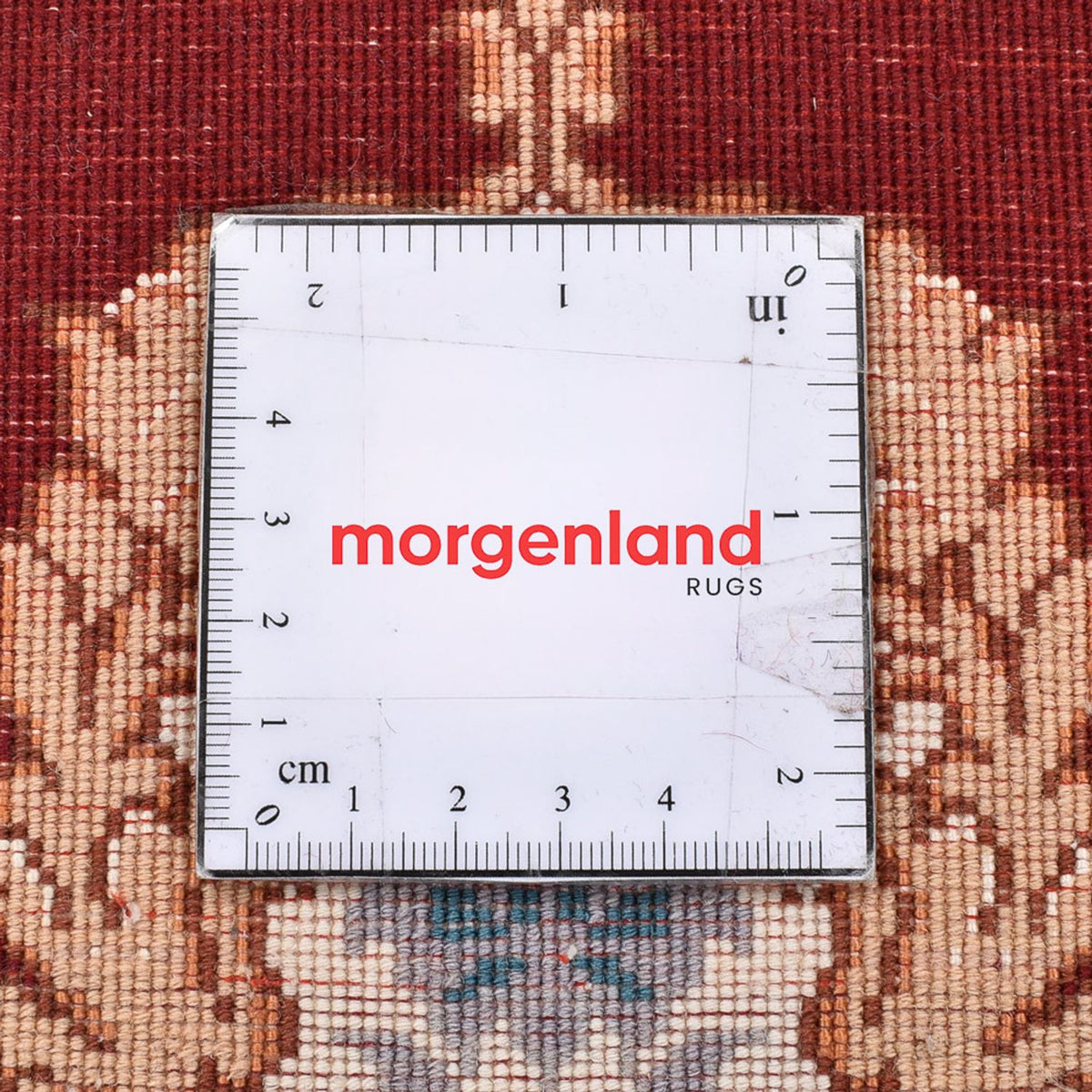 Persisk tæppe - Tabriz - Premium - 40 x 30 cm - mørkerød