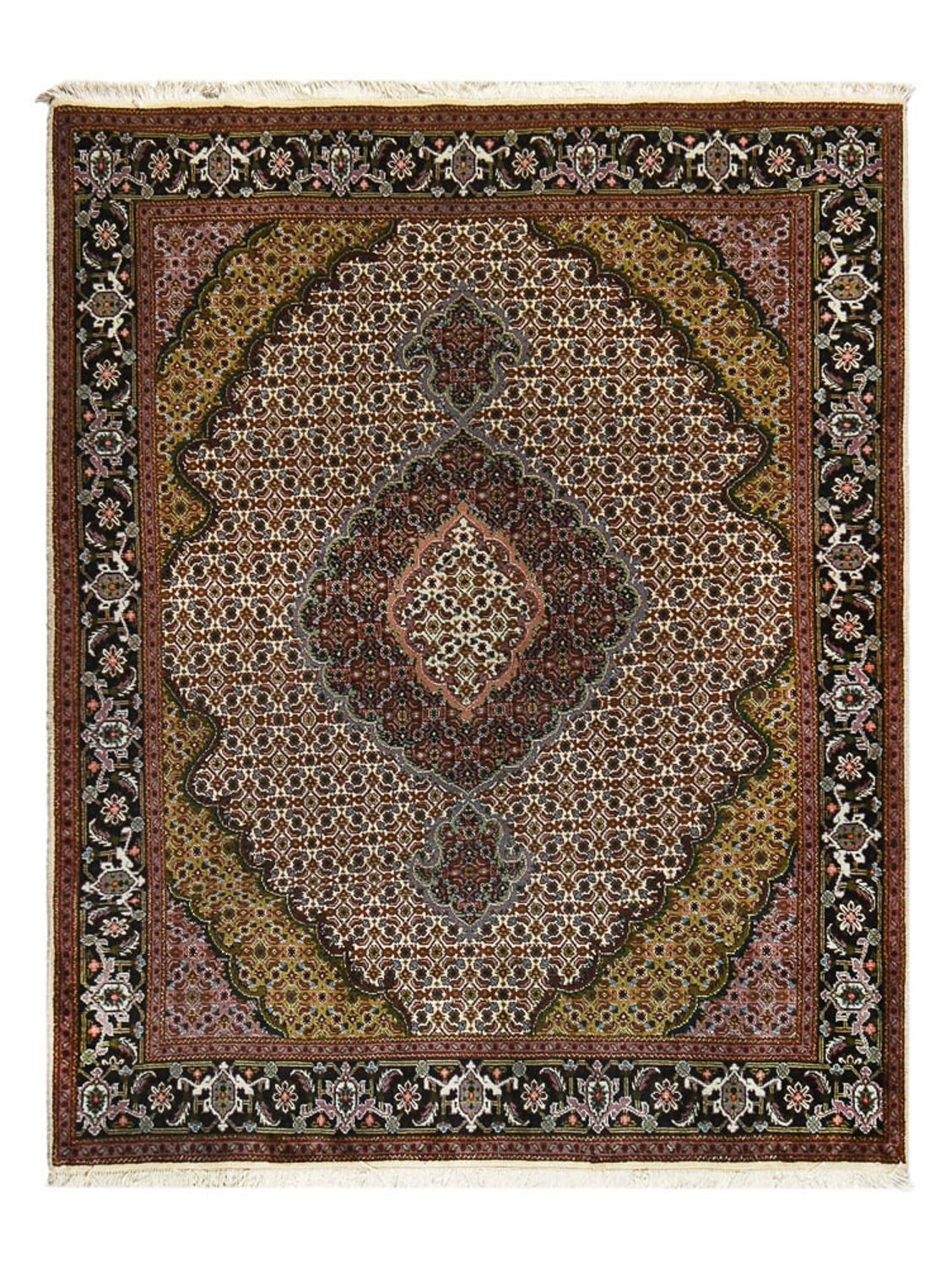 Persisk tæppe - Tabriz - Royal - 196 x 155 cm - flerfarvet