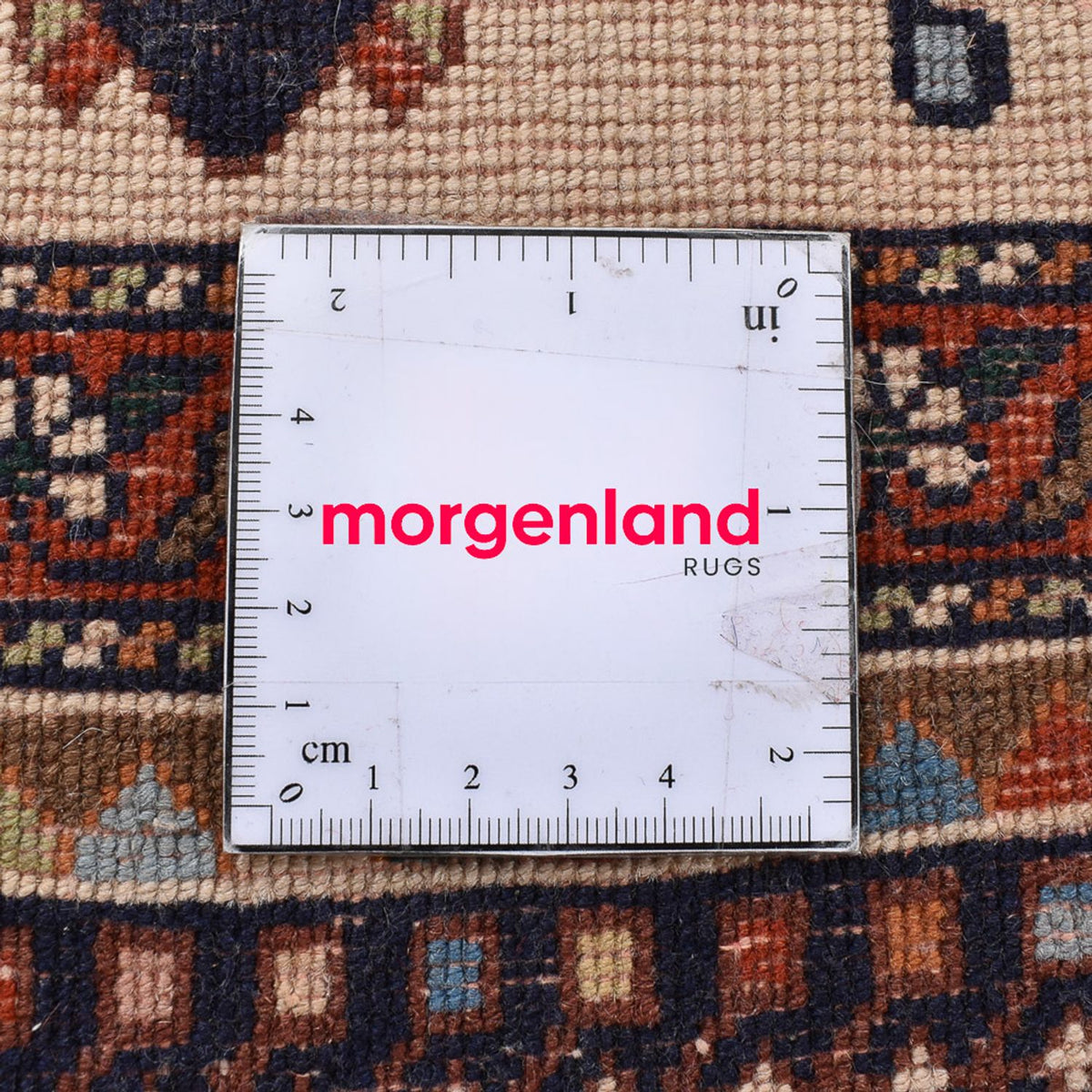 Persisk tæppe - Nomadisk - 230 x 195 cm - beige