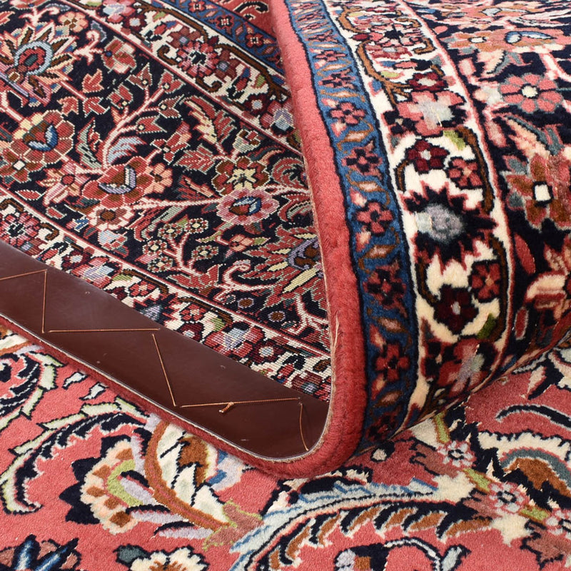 Persisk tæppe - Bijar - 298 x 200 cm - lysrød