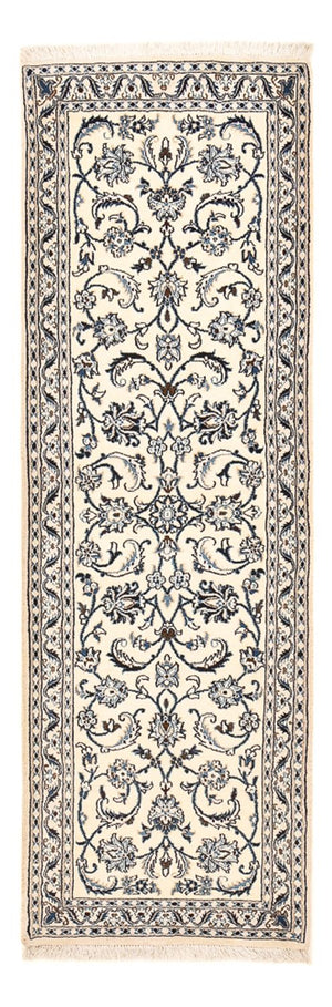 Løber Persisk tæppe - Nain - Royal - 192 x 61 cm - creme
