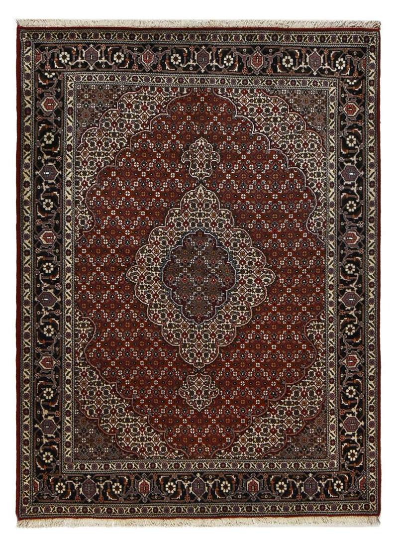 Persisk tæppe - Tabriz - Royal - 200 x 150 cm - mørkerød