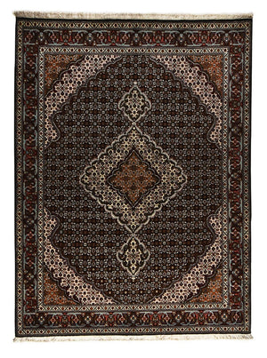 Persisk tæppe - Tabriz - Royal - 207 x 154 cm - antracit
