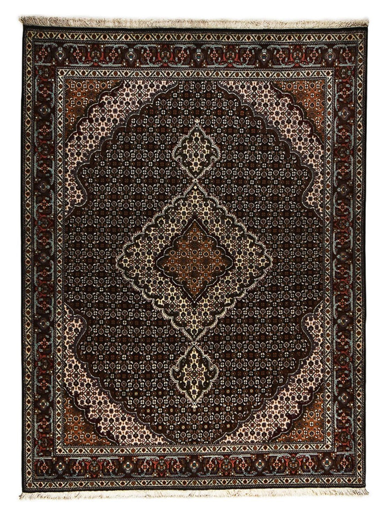 Persisk tæppe - Tabriz - Royal - 207 x 154 cm - antracit