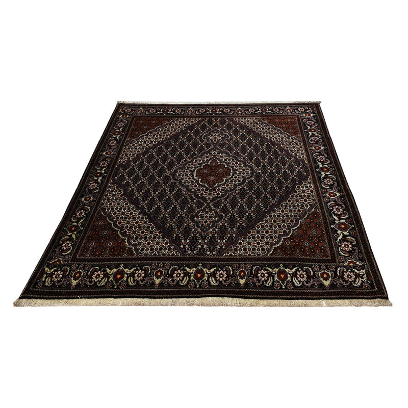 Persisk tæppe - Tabriz - Royal - 206 x 158 cm - antracit