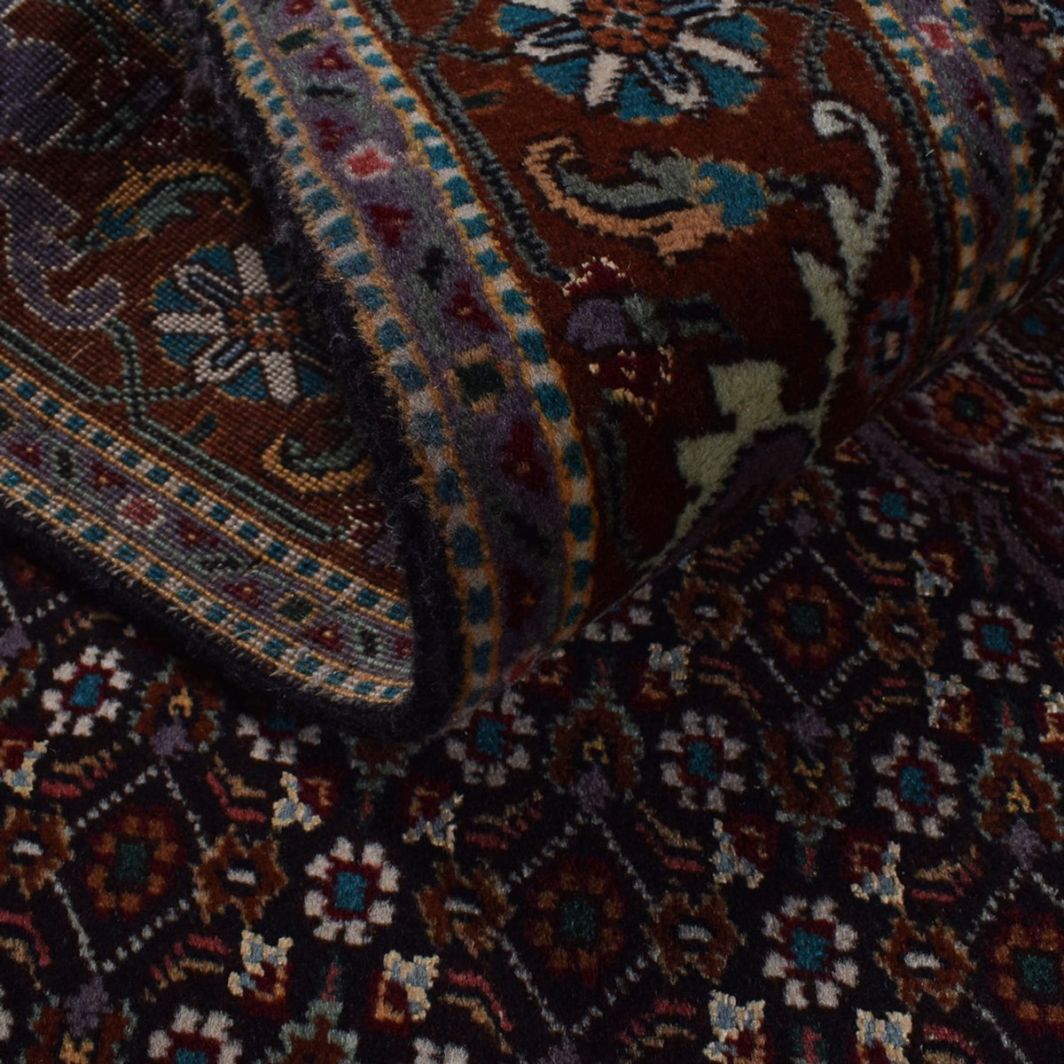 Persisk tæppe - Tabriz - Royal - 204 x 150 cm - antracit