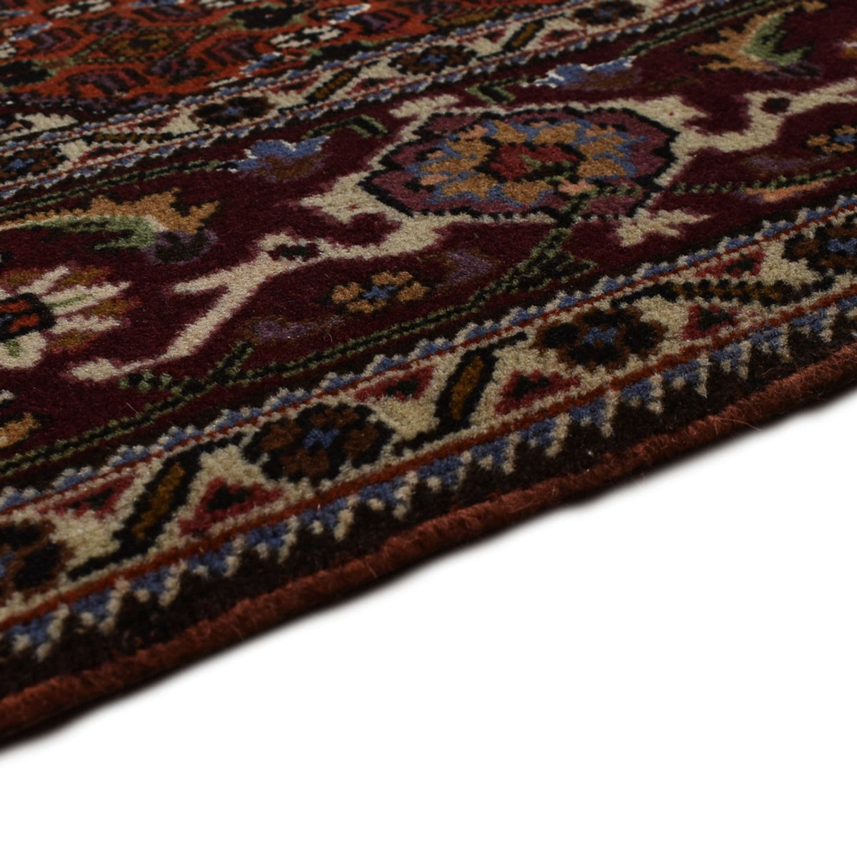 Persisk tæppe - Tabriz - Royal - 200 x 155 cm - mørkerød