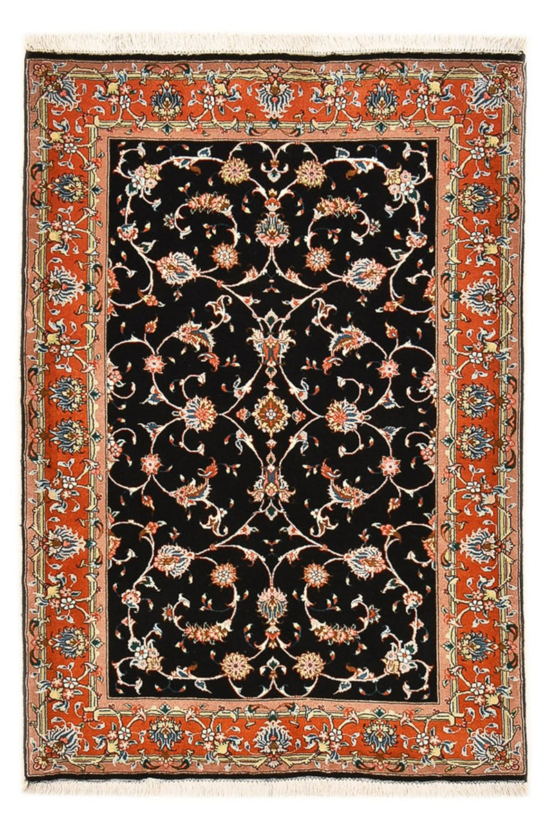 Persisk tæppe - Tabriz - Royal - 150 x 102 cm - mørkeblå