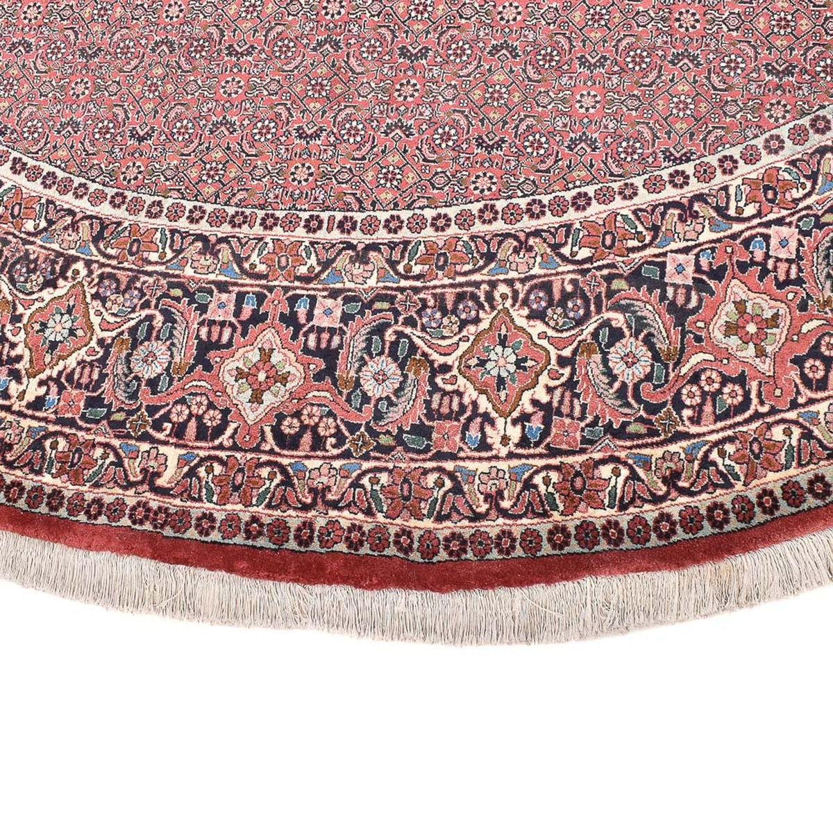 Persisk tæppe - Bijar rundt  - 300 x 300 cm - rust