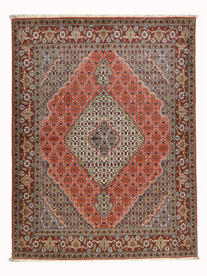 Persisk tæppe - Tabriz - Royal - 205 x 153 cm - flerfarvet
