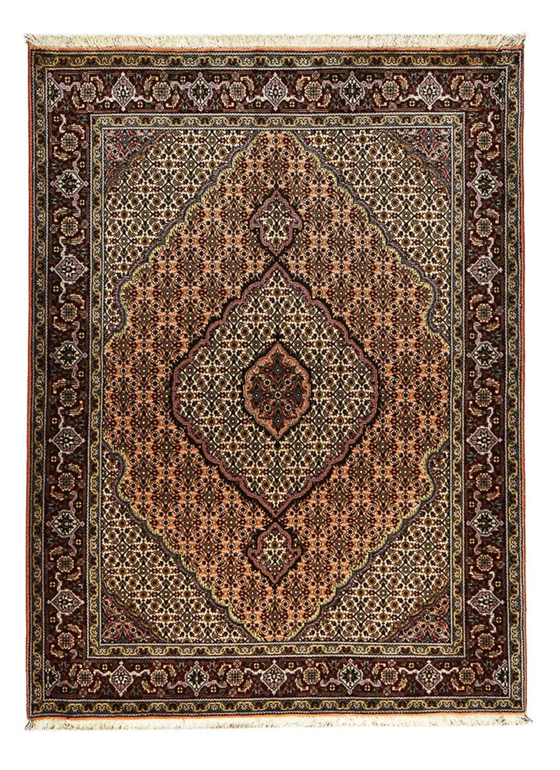 Persisk tæppe - Tabriz - Royal - 202 x 150 cm - lys brun