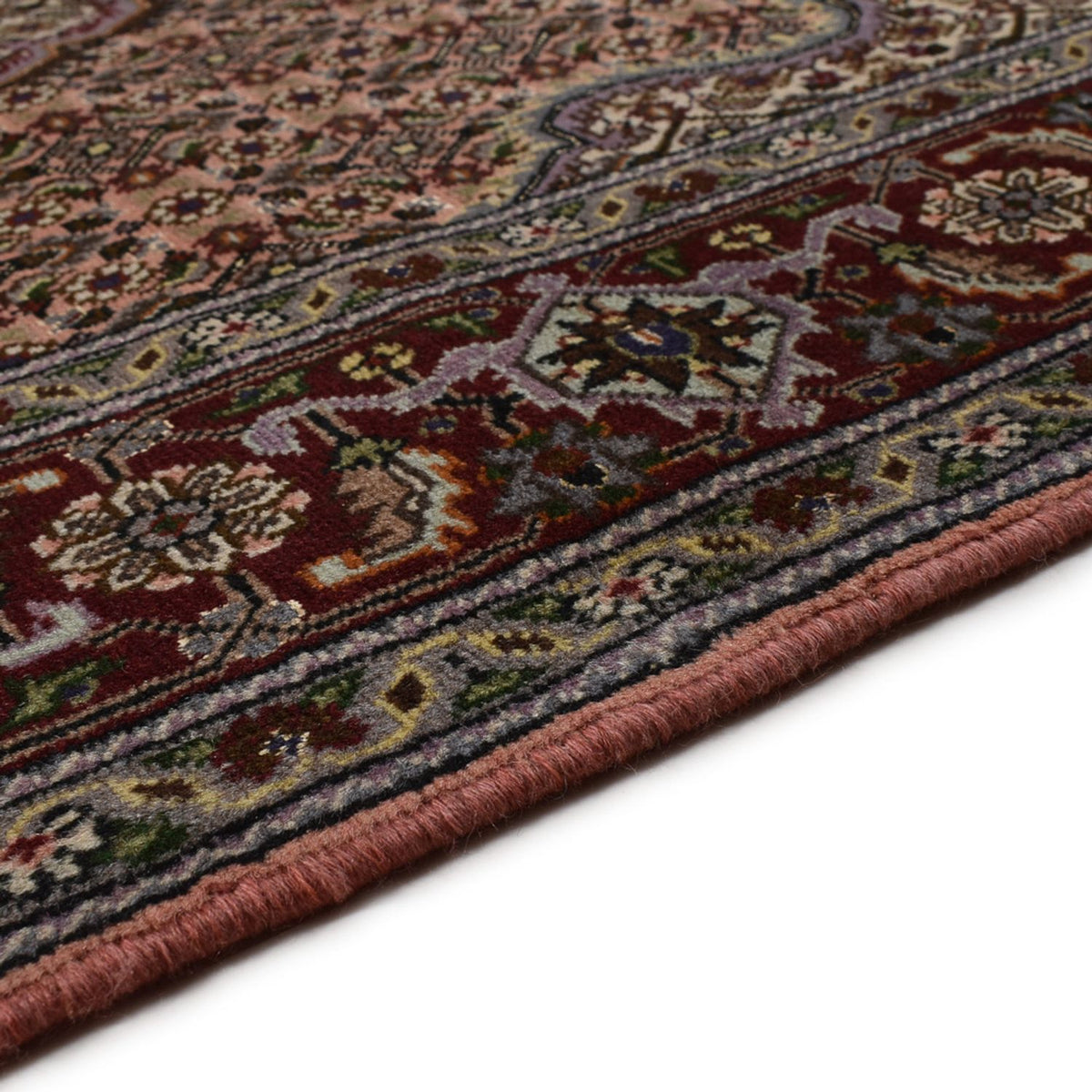 Persisk tæppe - Tabriz - Royal - 202 x 150 cm - lys brun