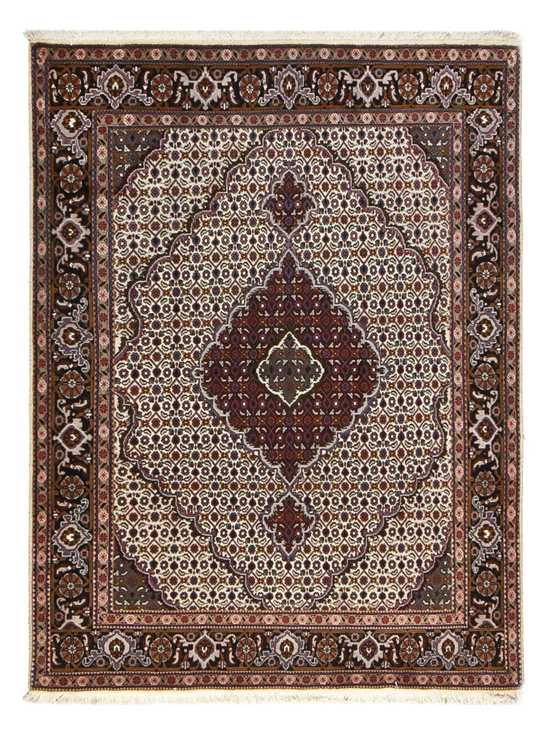 Persisk tæppe - Tabriz - Royal - 202 x 152 cm - creme