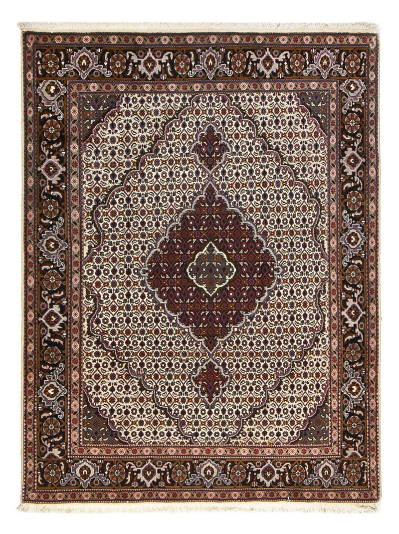 Persisk tæppe - Tabriz - Royal - 202 x 152 cm - creme