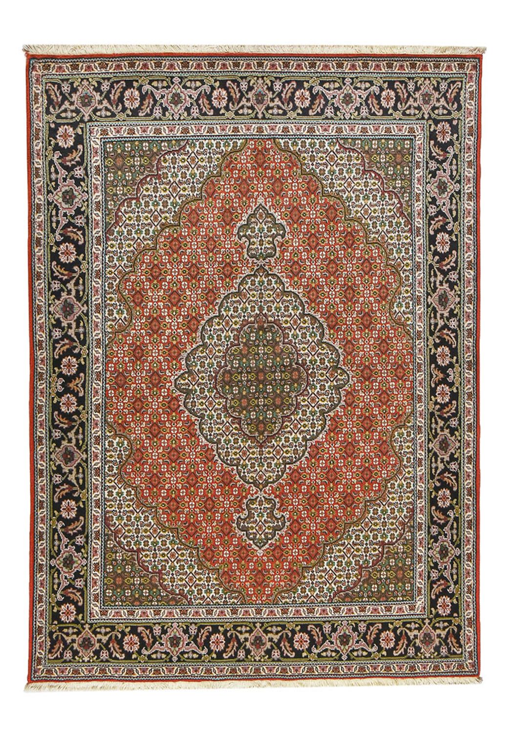 Persisk tæppe - Tabriz - Royal - 205 x 150 cm - rød