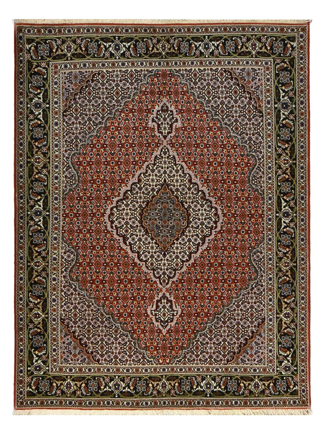 Persisk tæppe - Tabriz - Royal - 200 x 152 cm - rust