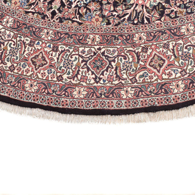 Persisk tæppe - Bijar rundt  - 250 x 250 cm - lysrød