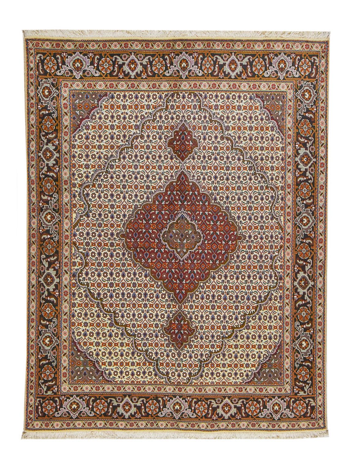 Persisk tæppe - Tabriz - Royal - 202 x 152 cm - sand