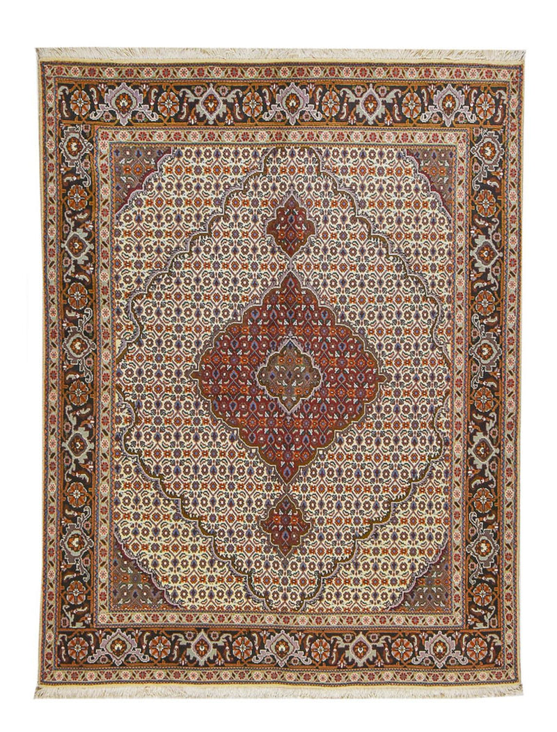Persisk tæppe - Tabriz - Royal - 202 x 152 cm - sand