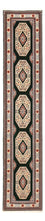 Løber Persisk tæppe - Tabriz - Premium - 372 x 74 cm - mørkeblå