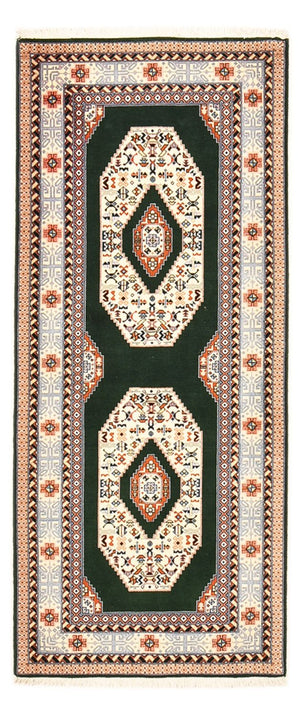 Løber Persisk tæppe - Tabriz - Royal - 182 x 77 cm - mørkeblå